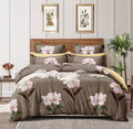 Shopicted Microfibre AllWeather Abstract Printed Reversible Double Bed Comforter Blanket Light Weight Quilt Duvet, J1