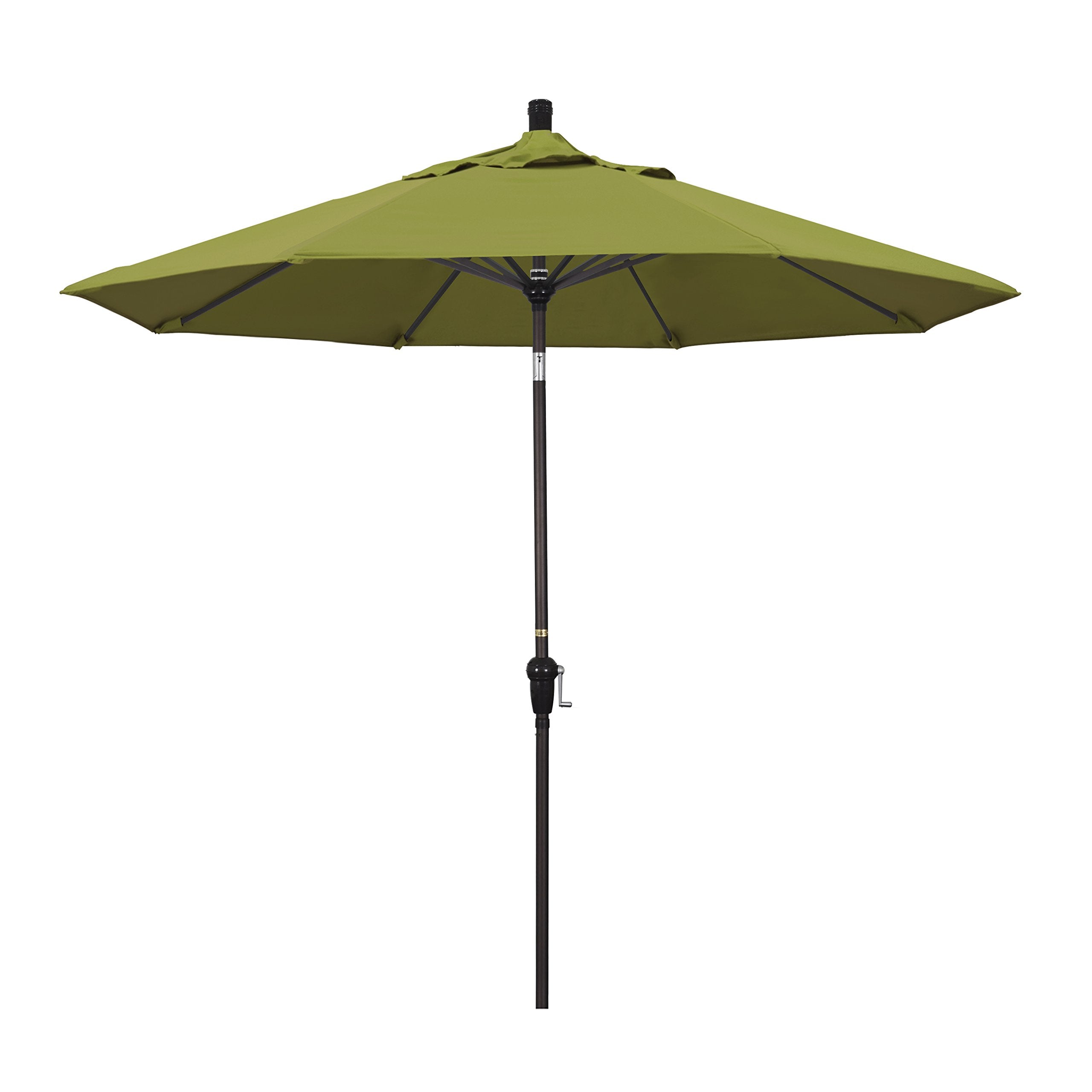 California Umbrella Sdau908117-Sa11 Sunset Series Patio Umbrella, Pacifica Canvas, Ginkgo