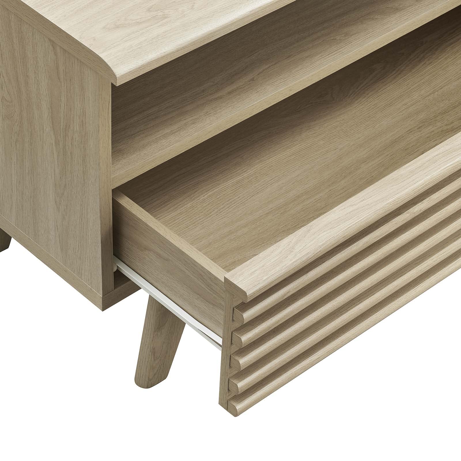 Modway EEI-6228-OAK Render 60&quot; TV Stand, Oak