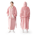 Touchat Wearable Blanket Hoodie As Gifts For Women And Men,Warm And Cozy Large Blanket Sweatshirt,Thick&Long Sherpa Fleece Hoode