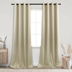 Koufall 108 Inch Curtains Long,Blackout Grommet Large Window Tall Curtains For Living Room,2 Panels Set