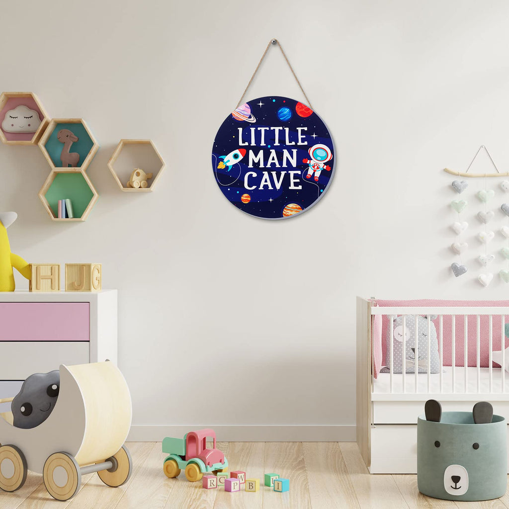 Geelin Space Room Wooden Sign Decor Space Unicorn Decor Quote Wood Plaque Nursery Hanging Wall Art Decor For Kids Room Boy Bedro