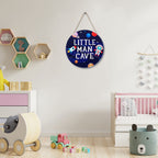 Geelin Space Room Wooden Sign Decor Space Unicorn Decor Quote Wood Plaque Nursery Hanging Wall Art Decor For Kids Room Boy Bedro