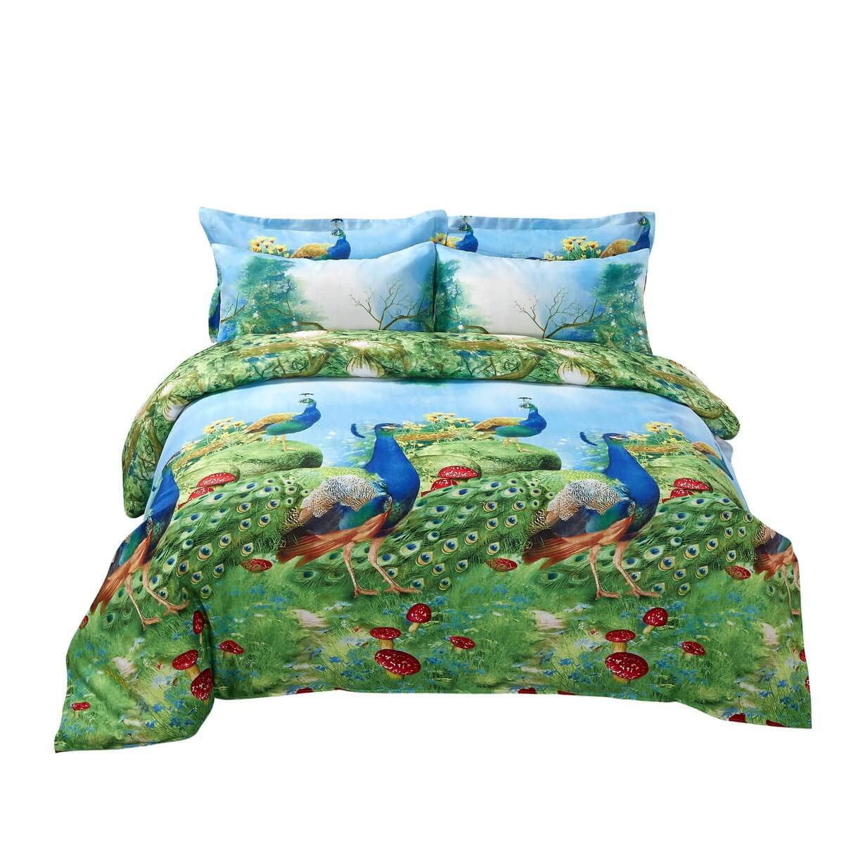 Dolce Mela Dm704K Duvet Cover Set, King, Multi