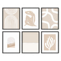 HAUS AND HUES Neutral Wall Art, Beige Wall Decor, Beige Wall Art, Wall Art Modern Abstract, Matisse Poster, Matisse Prints, Geom