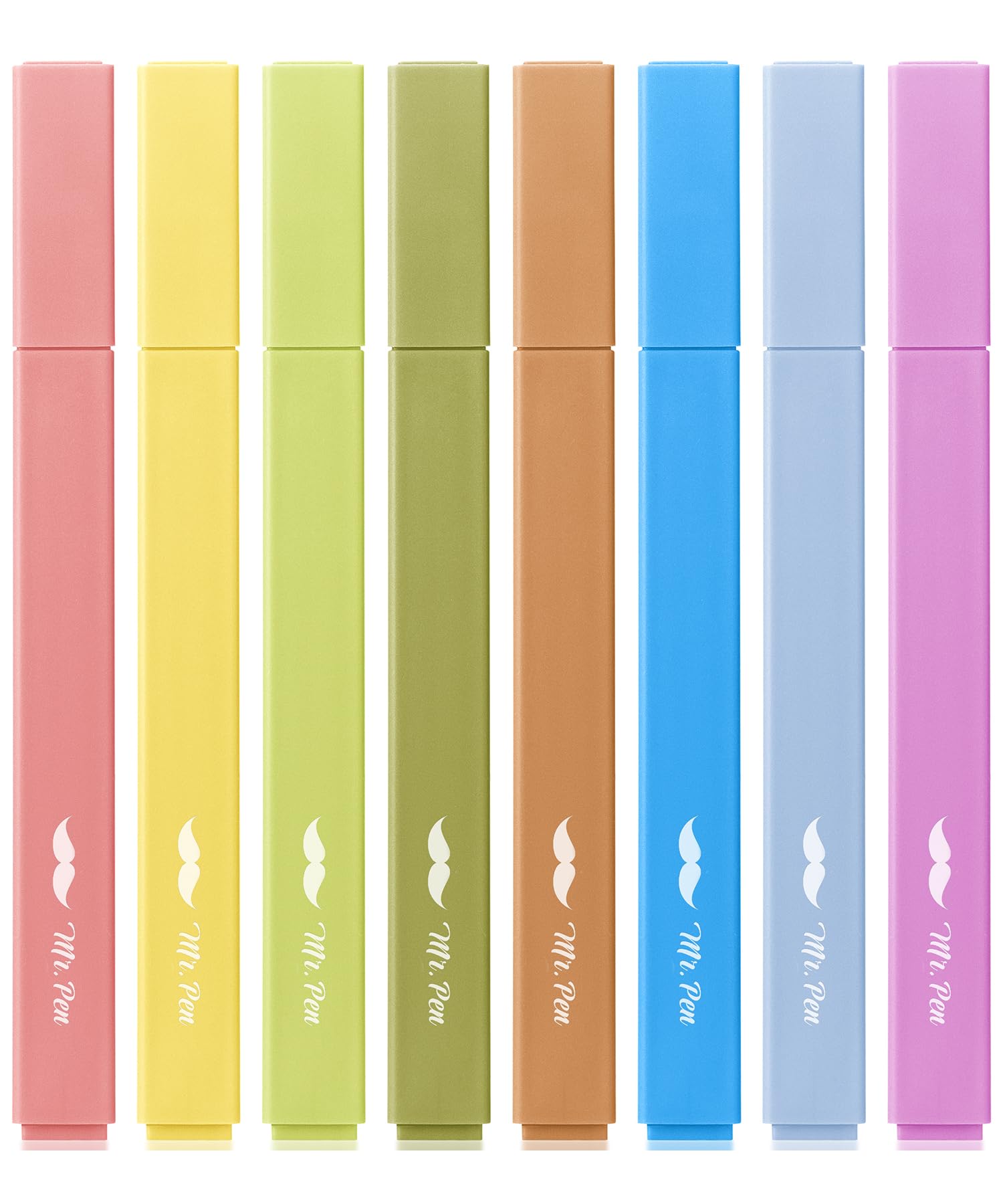 Mr. Pen- Aesthetic Highlighters, 8 Pack, Chisel Tip, Autumn Colors, Cute Highlighters Assorted Colors, Cute Markers