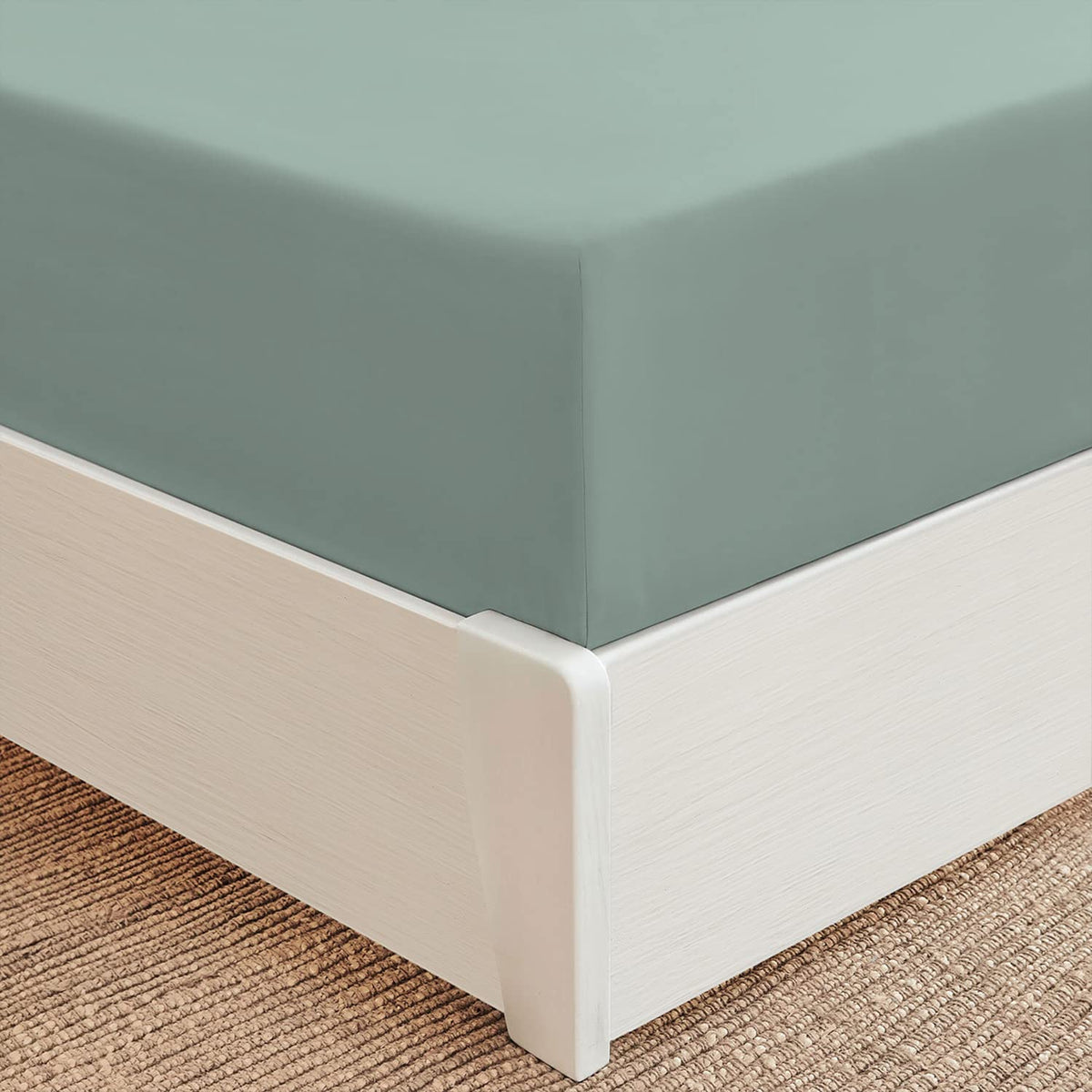 Mellanni Extra Deep Pocket King Fitted Sheet - Iconic Collection Bedding Sheets With Up To 21 Inch Deep Pocket - Soft & Cooling