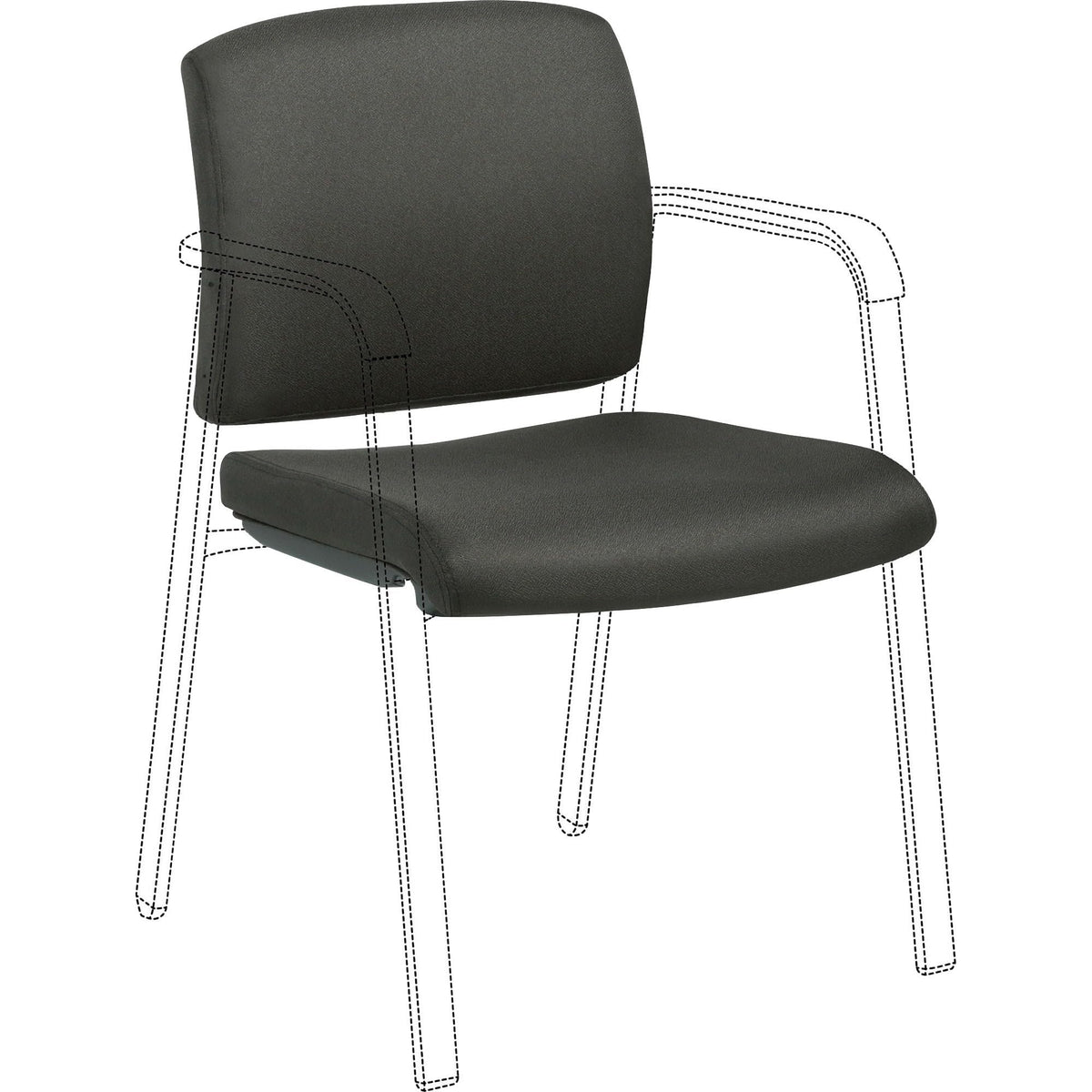 Lorell Llr30947 Stackable Chair Upholstered Back/Seat Kit