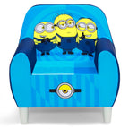 Delta Children Minions Foam Chair For Kids, Blue