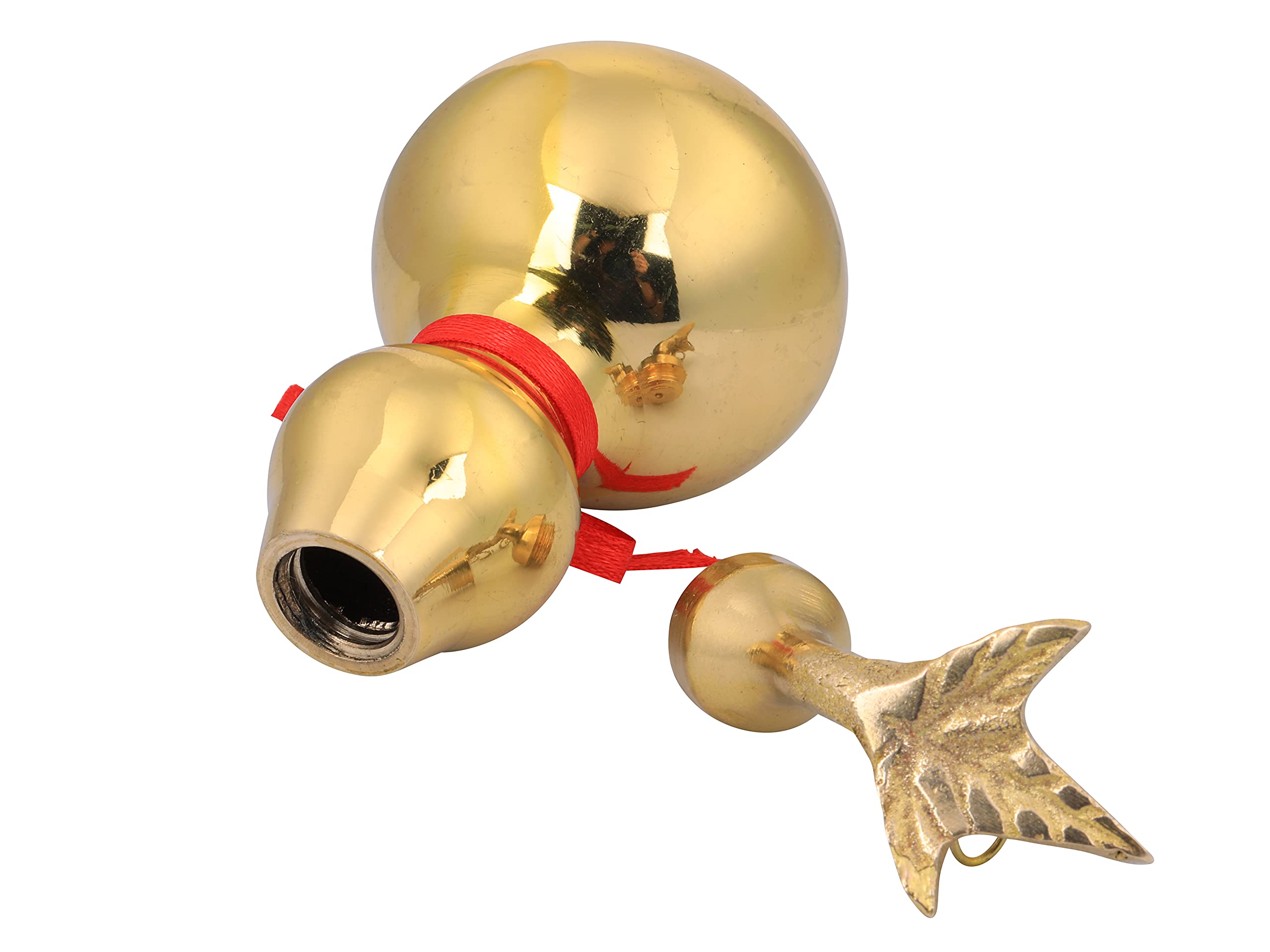 I-Mart Brass Gourd For Feng Shui, Wu Lou/Hu Lu/Lou Shui Feng Shui Decorative Products (4 Inches)