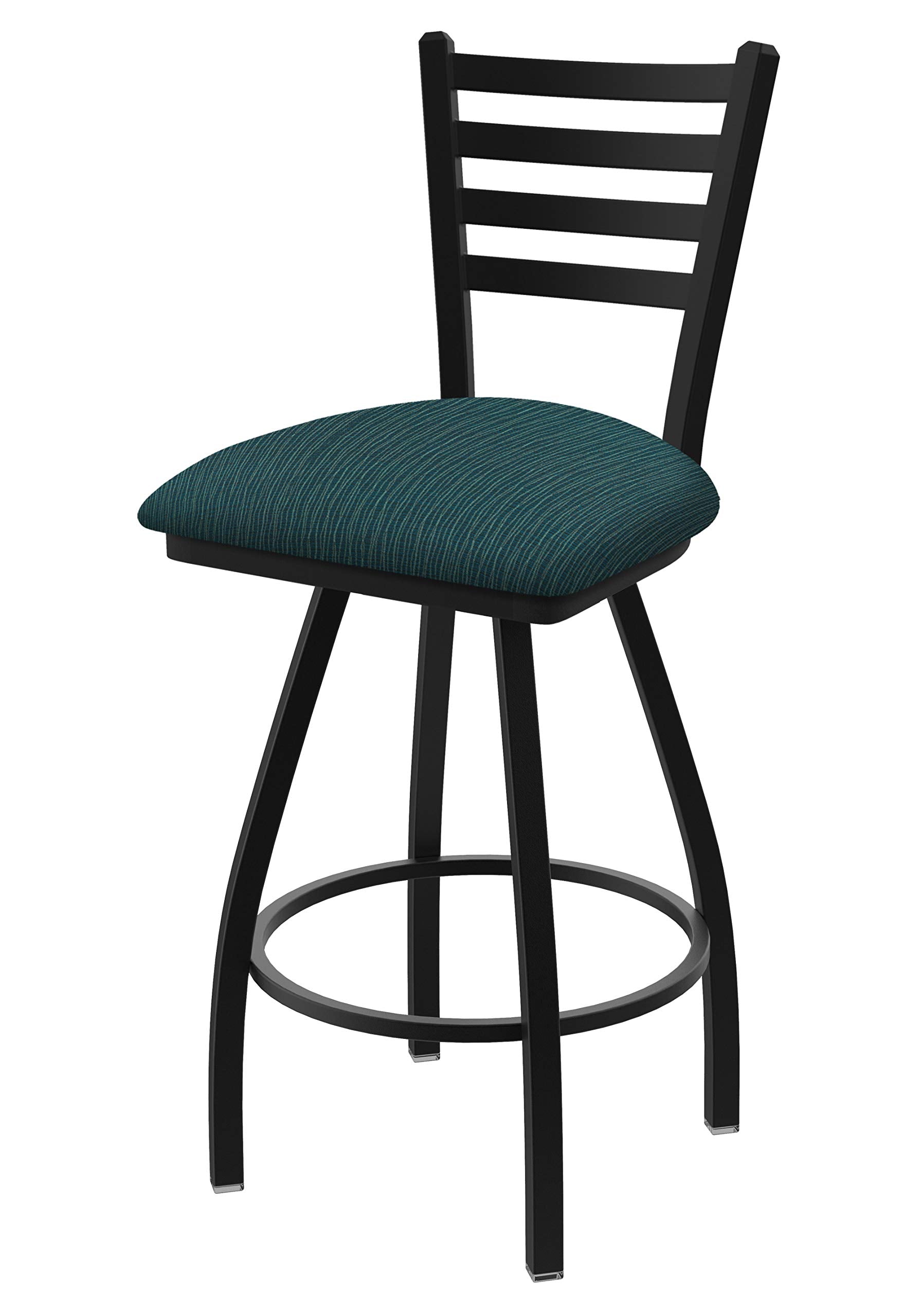 XL 410 Jackie 36 Swivel Extra Tall Bar Stool with Black Wrinkle Finish and Graph Tidal Seat