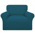 Easy-Going 100% Waterproof Chair Couch Cover, Dual Waterproof Sofa Cover, Stretch Jacquard Sofa Slipcover, Leakproof Furniture Protector For Kids, Pets, Dog And Cat (Chair, Peacock Blue)