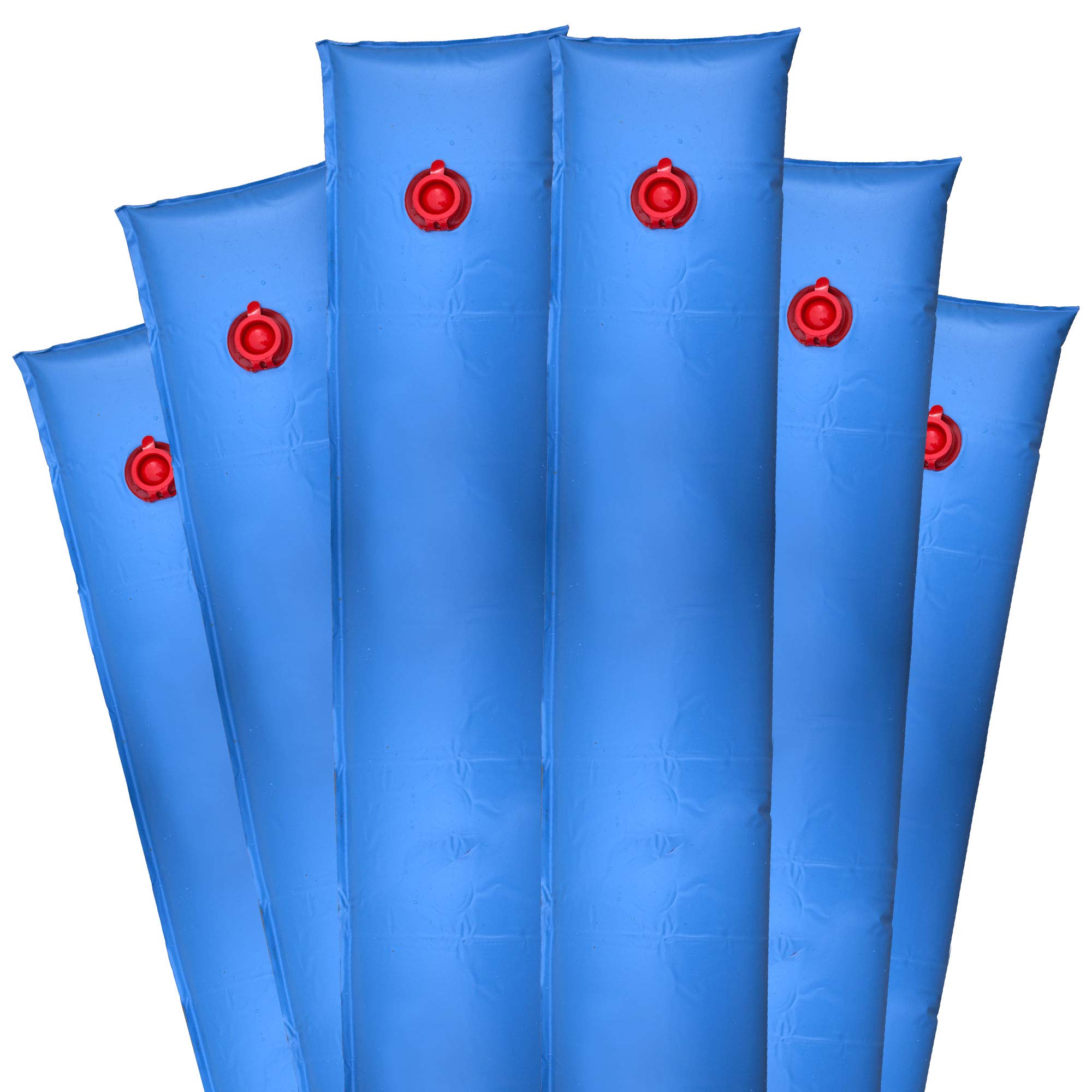 Robelle 3804--06 Pool Cover Weights, 6-Pack, 4 Ft. Blue Single Chamber, 16 Gauge