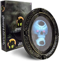 Scary Motion Activated Skull Haunted Mirror With Creepy Sound And Light, Horror Prop For Indoor Halloween Party Decorations