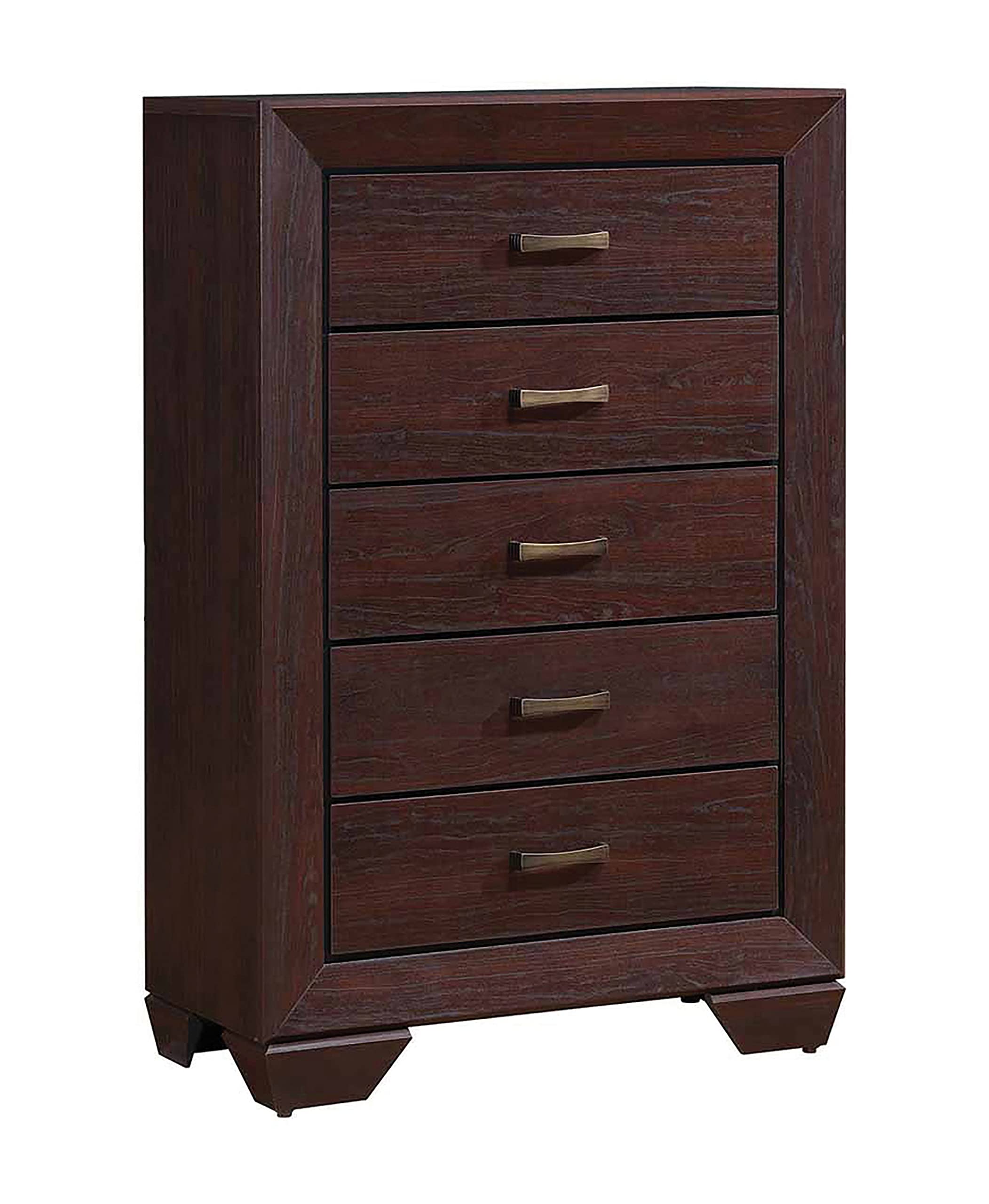 Coaster Fenbrook 5 Drawer Chest Dark Cocoa 204395