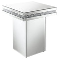 Coaster Home Furnishings Elora Pedestal Square Top Accent Table Mirror