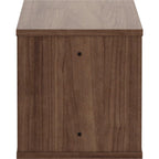Lorell, Llr90280, Panel System Open Storage Cabinet, 1 Each, Walnut