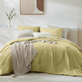 Wrensonge King Comforter Set, 7 Pieces Hemp Soft Bed In A Bag King With Fitted Sheet, Flat Sheet, 2 Pillow Shams, And 2 Pillowca