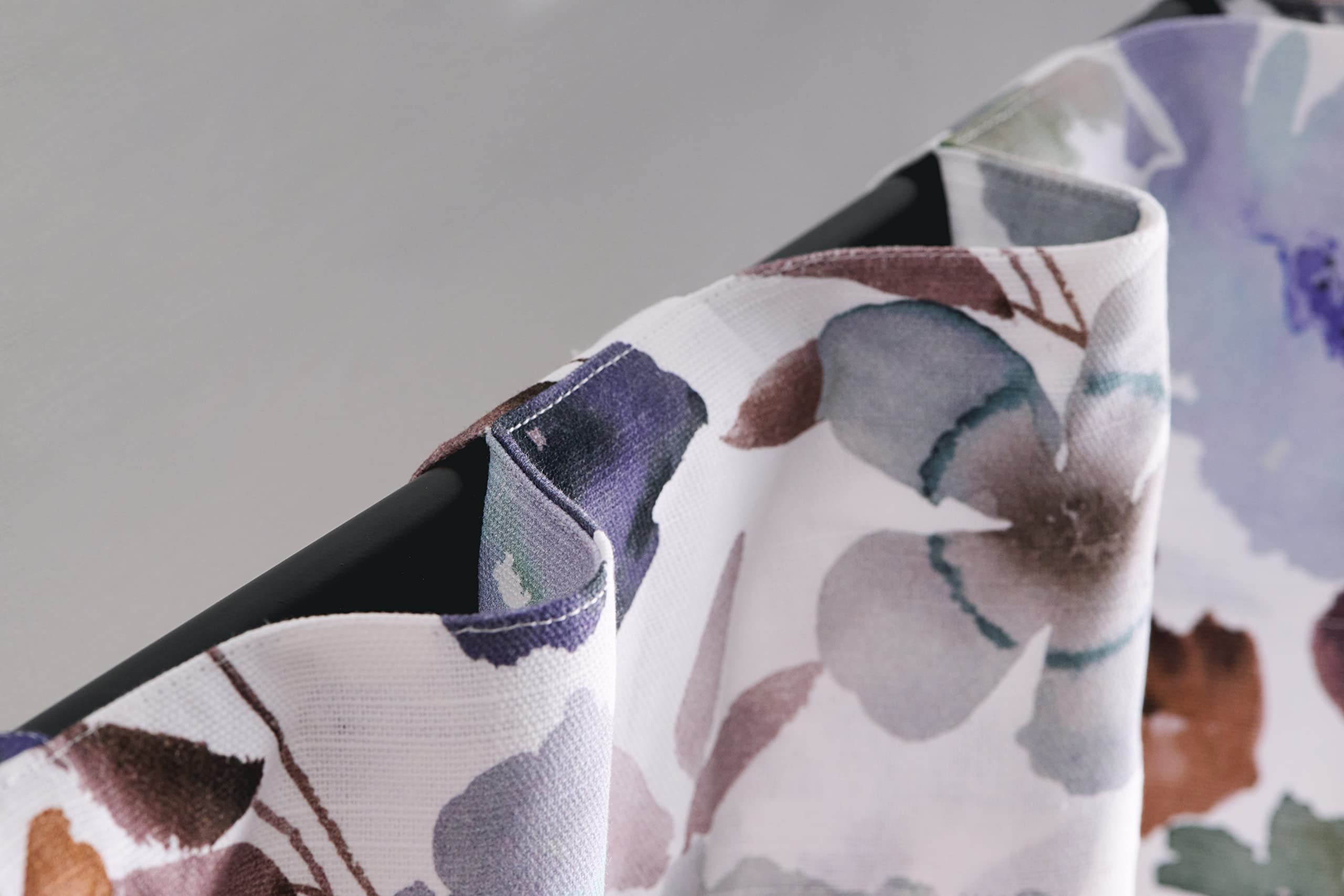 Maison D' Hermine Curtain 100% Cotton 50''X96'' Curtains 2 Panel Easy Hanging With A Rod Pocket & Loop For Kitchen, Bedrooms & O