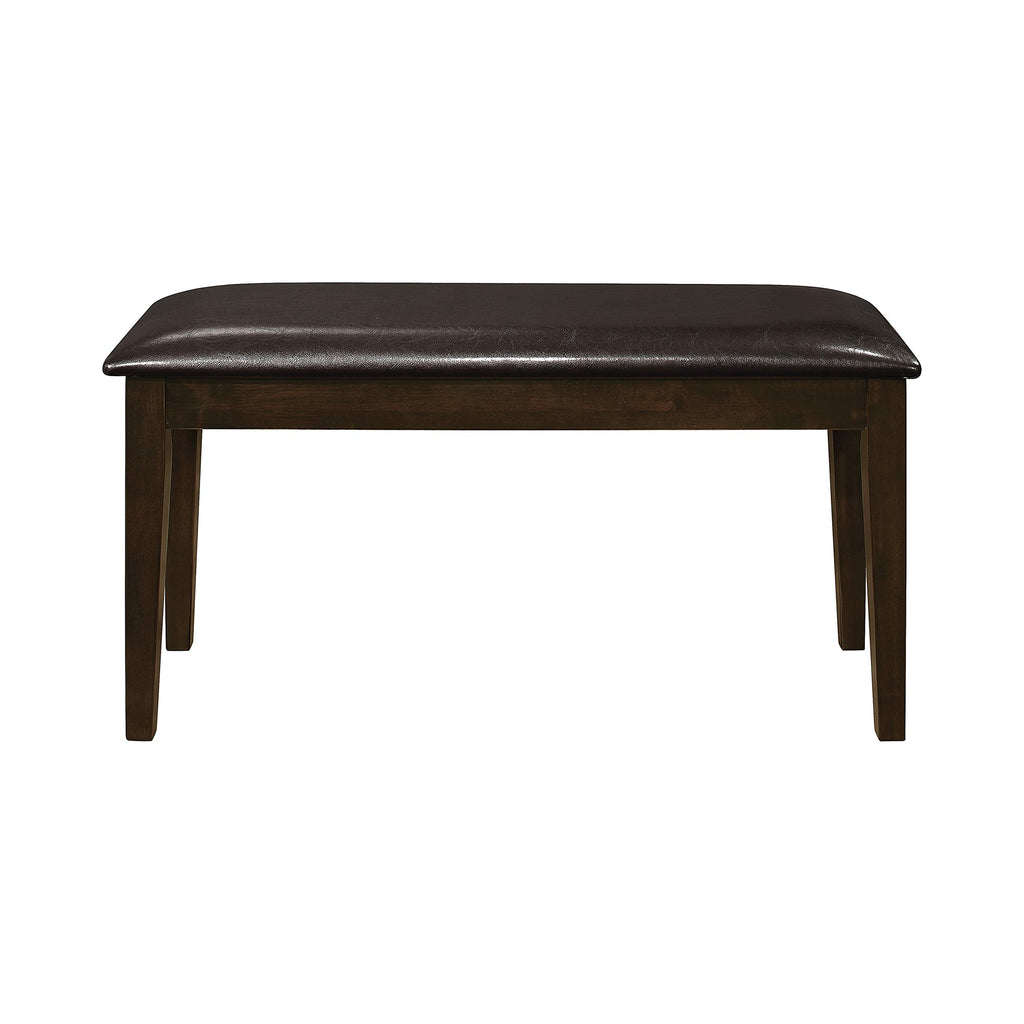 Coaster Furniture Taraval 5-piece Dining Set with Bench Cappuccino and Dark Brown 150232
