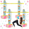 VioraWhite 1 Pc Valentine s Day Inflatable Limbo Game for Adults 59 Inch Happy Valentine s Day Limbo Party Outdoor Game Set In