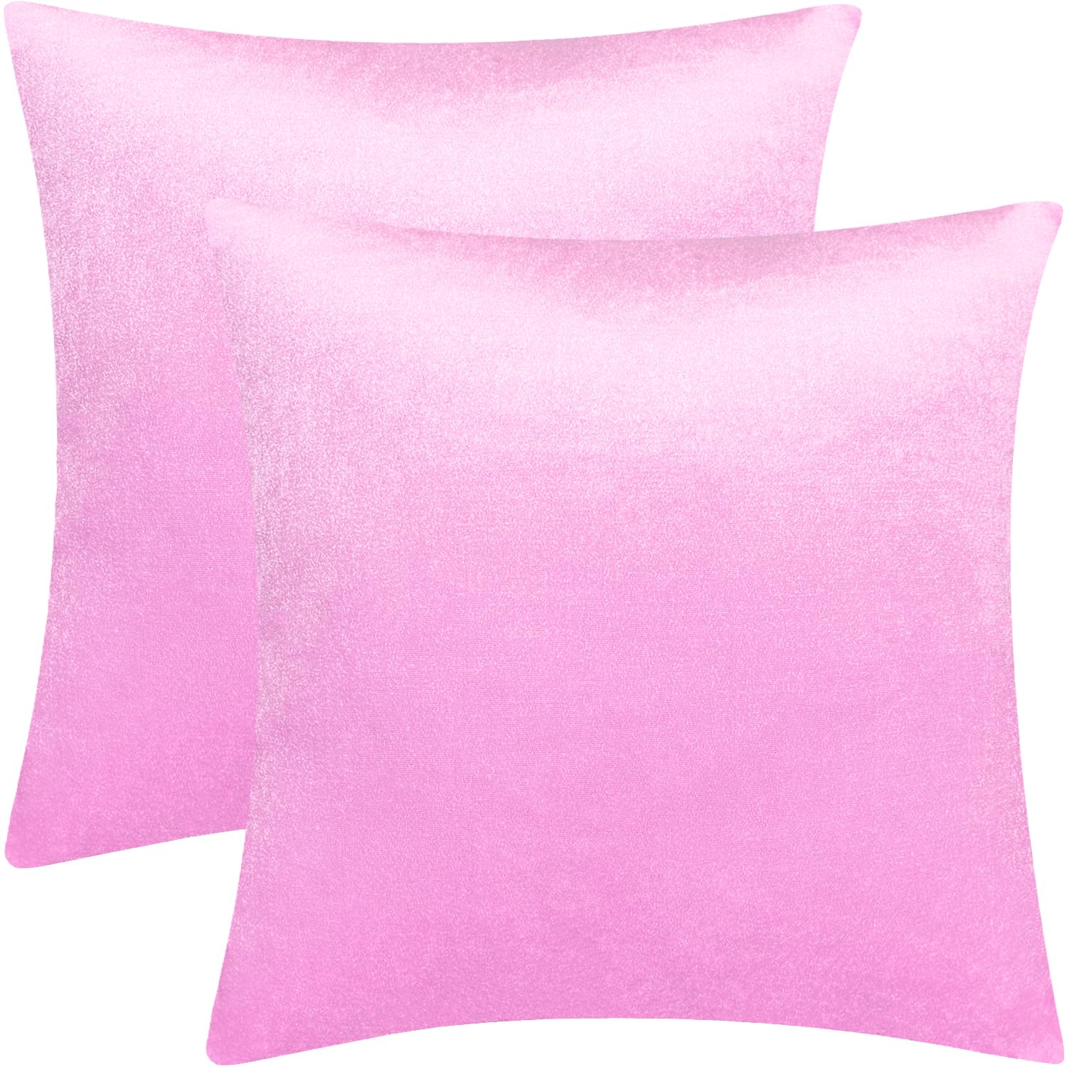 Bunliuys 2 Pack 16X16 Pillow Cover Velvet Pillow Covers, Square Throw Pillow Covers For Living Room Decorations Throw Pillow Cas