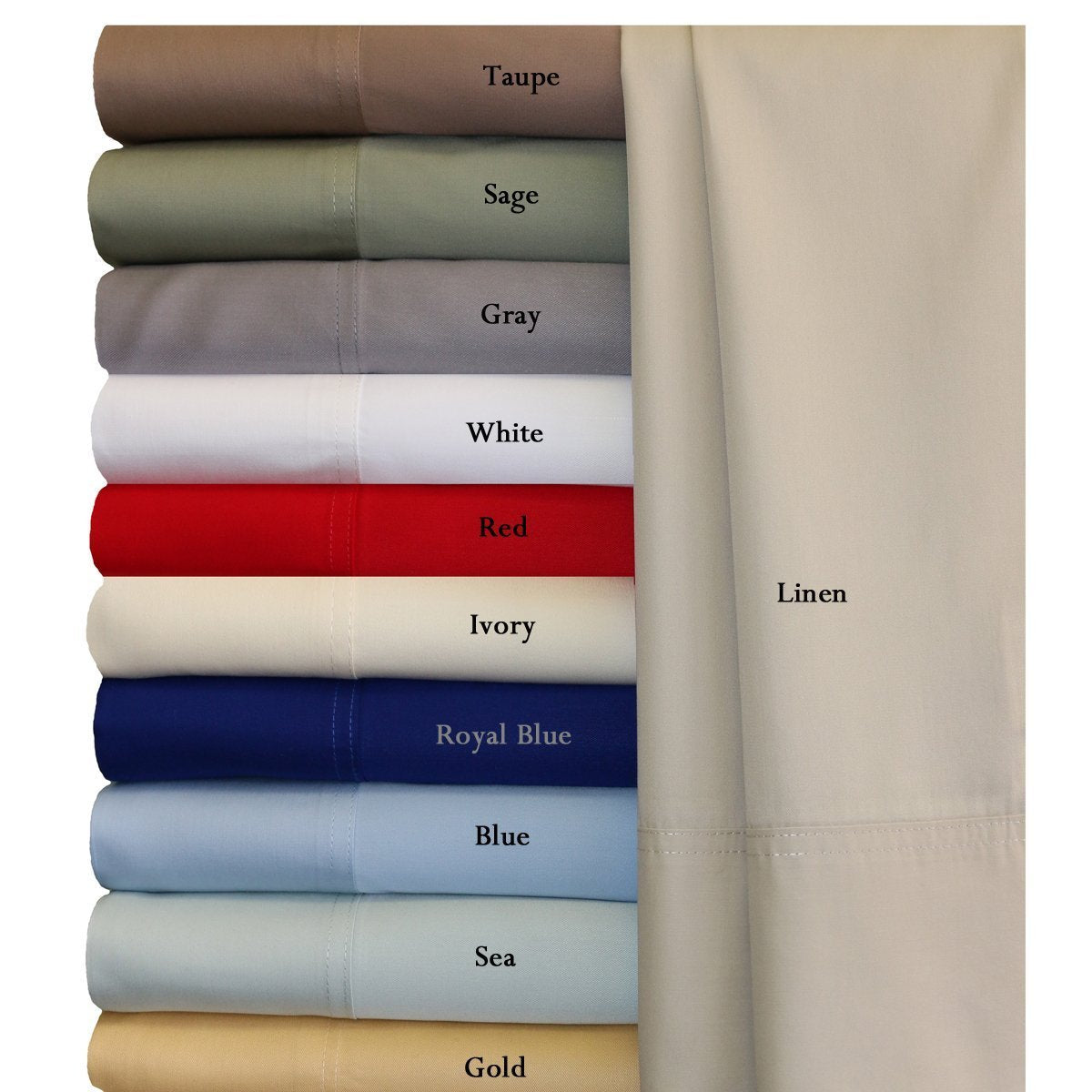 Royal Hotel Bedding 100% Natural Viscose Made From Bamboo Sheets, Soft Cooling Sheets, Breathable Hotel Sheet And Pillow Cases,