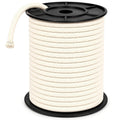 Enenes 200 FT Braided Cotton Rope, 1/4 Inch (6 mm) Natural Craft Rope