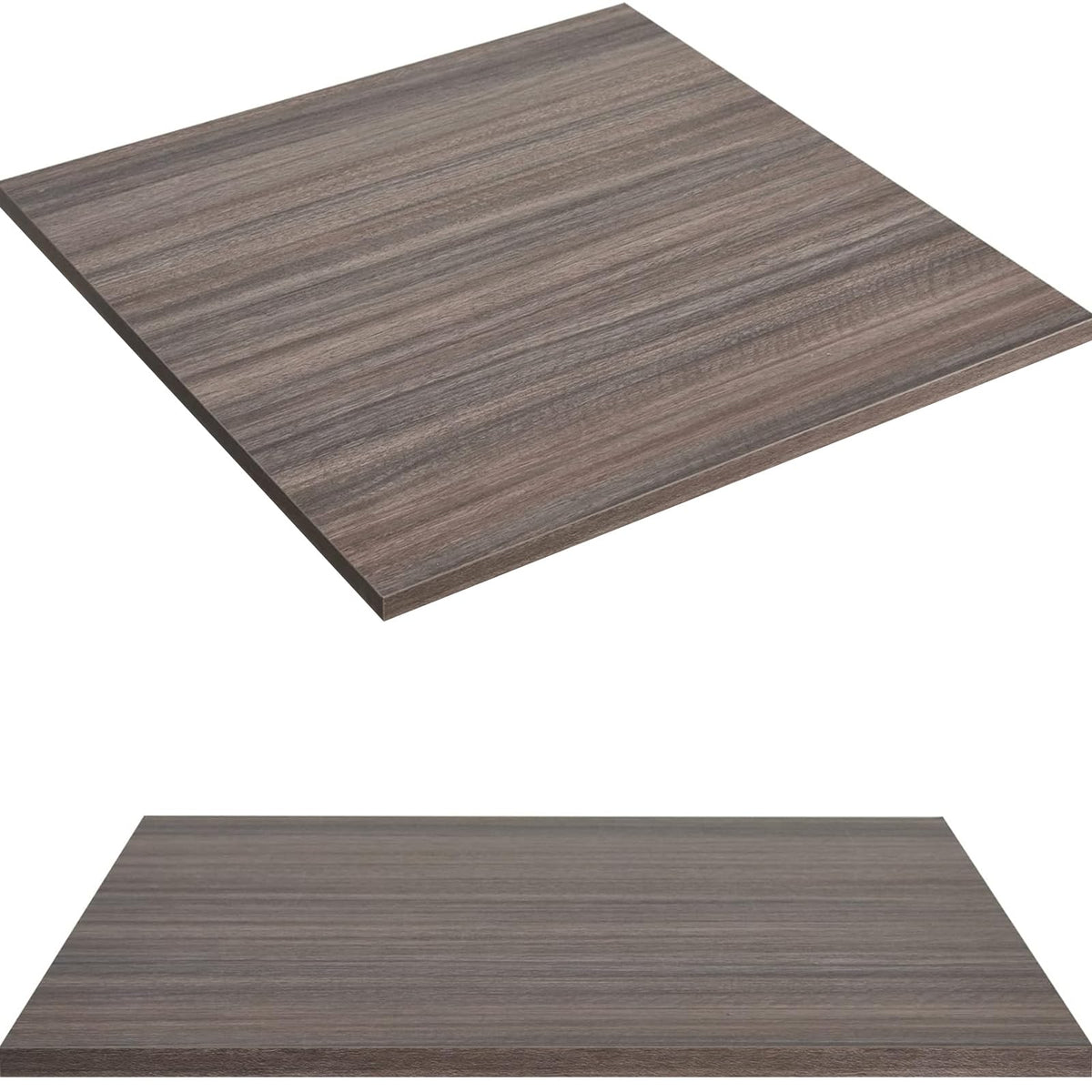 Kaboon Universal Table Top 20 X 20 Inches Squre Pack Of 2, Reversible Melamine Countertop Only, Home Or Commercial Indoor Use, E