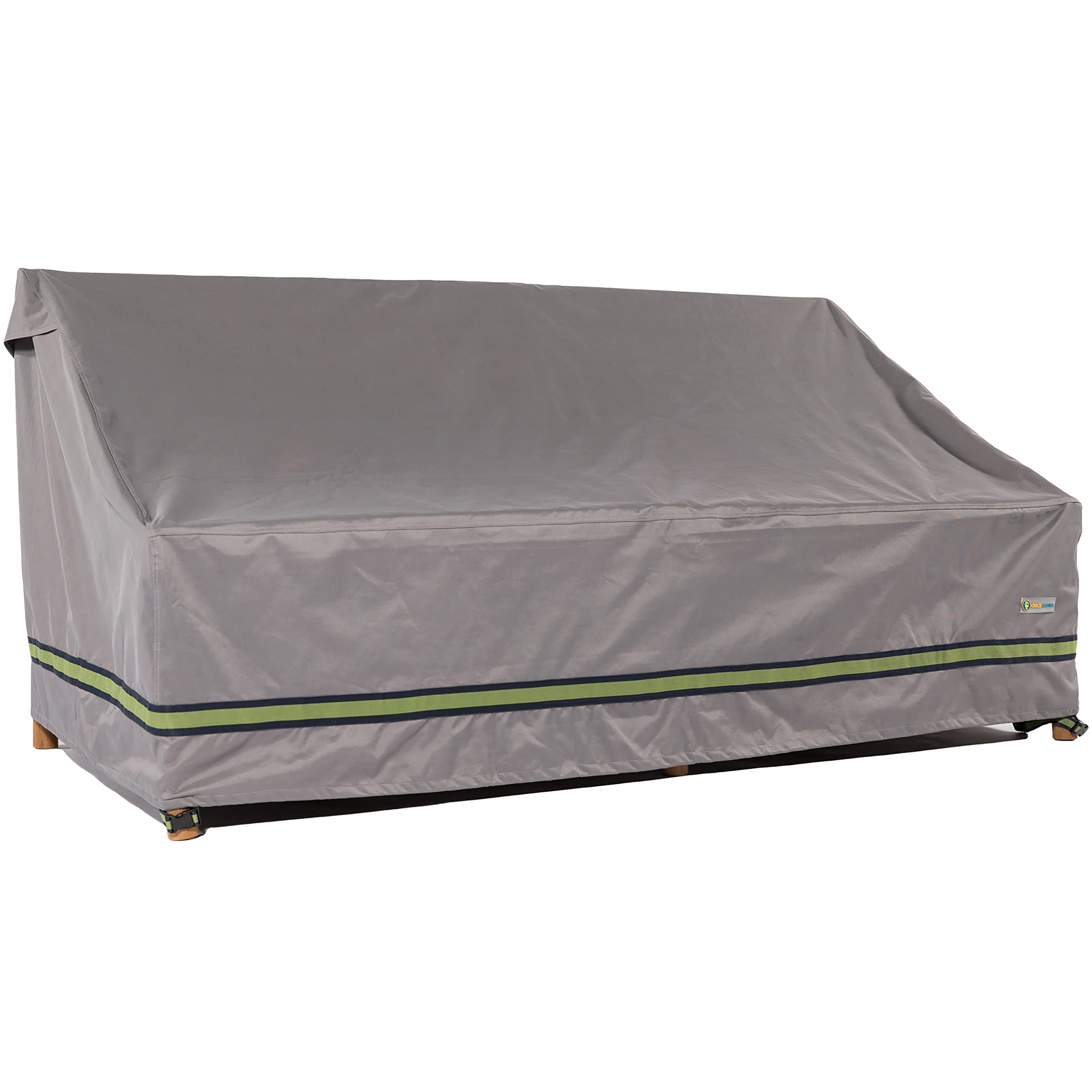 Duck Covers Soteria Water-Resistant 104 Inch Patio Sofa Cover, Patio Bench Cover