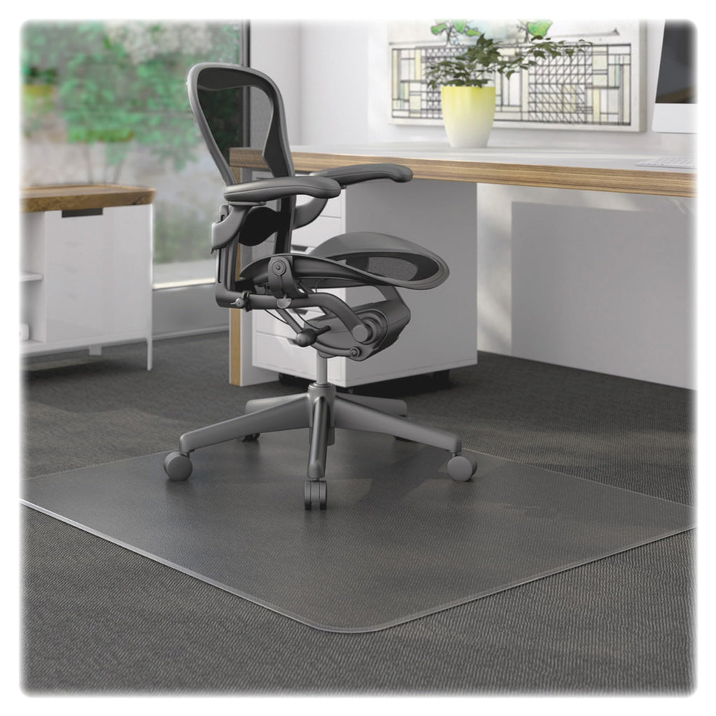Lorell, LLR69160, Low Pile Rectangular Chairmat, 1 Each, Clear