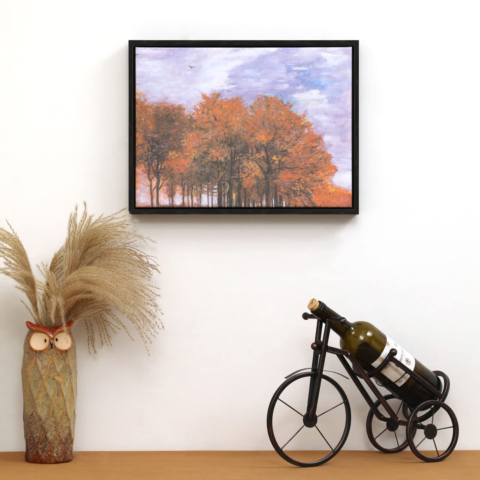 Folkor Floating Canvas Frame For 16X20 Inch Painting, 2 Pack Floater Frame For Canvas Prints, 0.9'' Rabbet Depth Art Frame For W