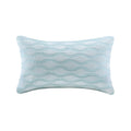 Harbor House Modern Design Decorative Pillow Hypoallergenic Sofa Cushion Lumbar, Back Support, Oblong 12' X 20', Maya Bay, Cotton Blue