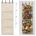 Honeyera The Original Storage for Stuffed Animals, Over Door Organizer for Stuffies, Baby Accessories, Toy Plush, Breathable Han