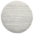 SAFAVIEH Adirondack Collection Area Rug - 8 Round, Ivory & Silver, Modern Ombre Design, Non-Shedding & Easy Care, Ideal for Hig