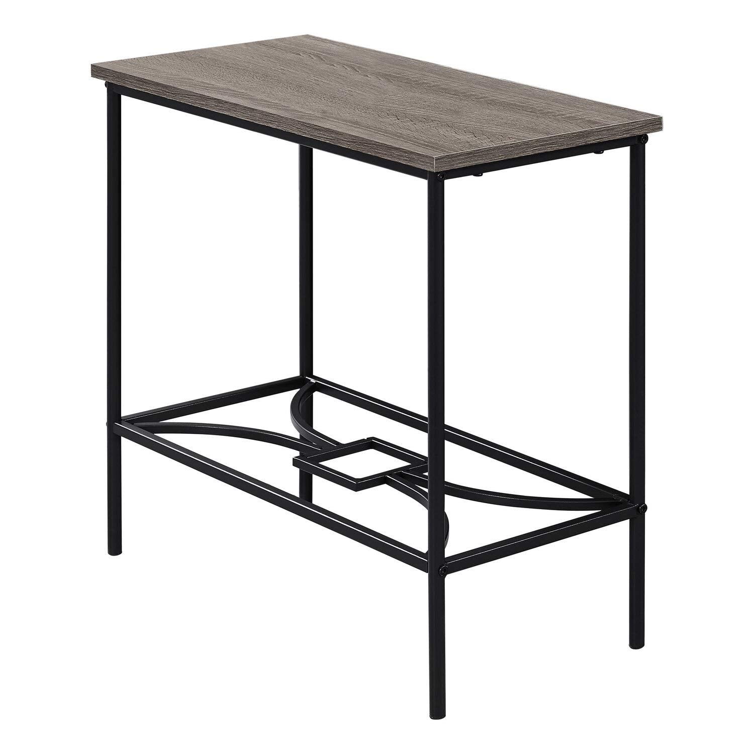 Monarch Specialties ACCENT TABLE, One Size, DARK TAUPE
