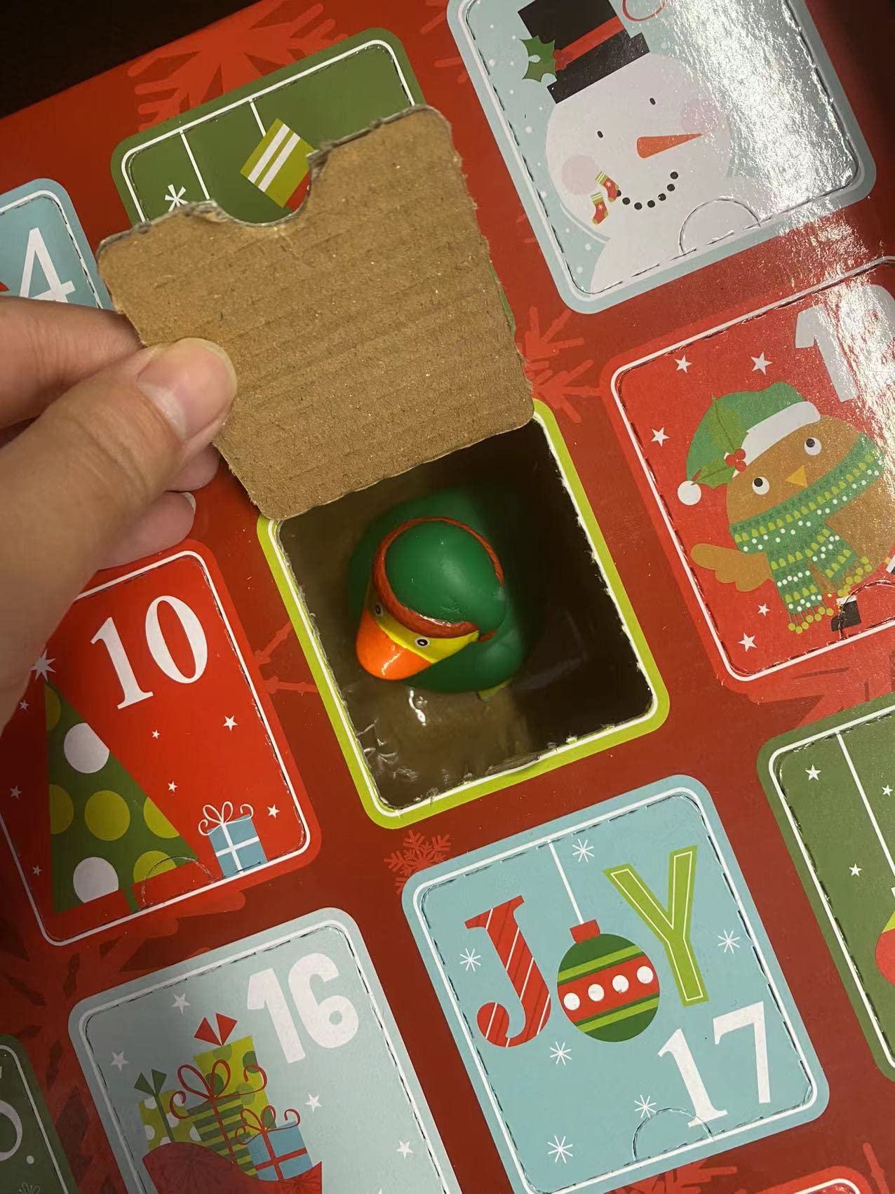 Christmas Advent Calendar 2024 With Christmas Rubber Ducks For Kids & Toddlers, 24 Days Christmas Countdown Calendar Toy & Gifts