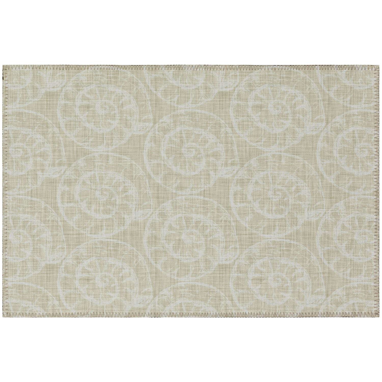 Seabreeze Sz11 Beige Coastal Rug Rectangle 3' X 5'