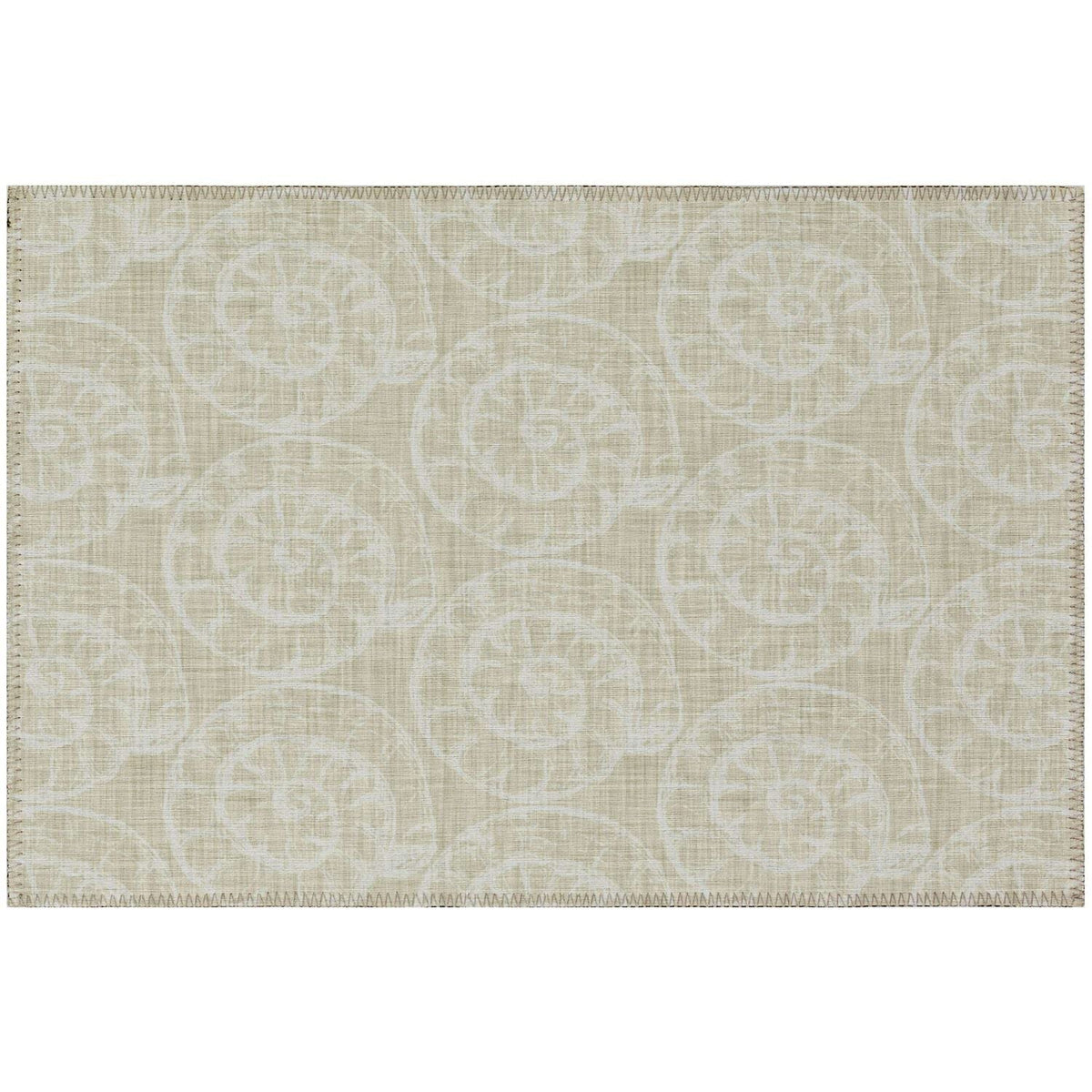 Seabreeze Sz11 Beige Coastal Rug Rectangle 8' X 10'