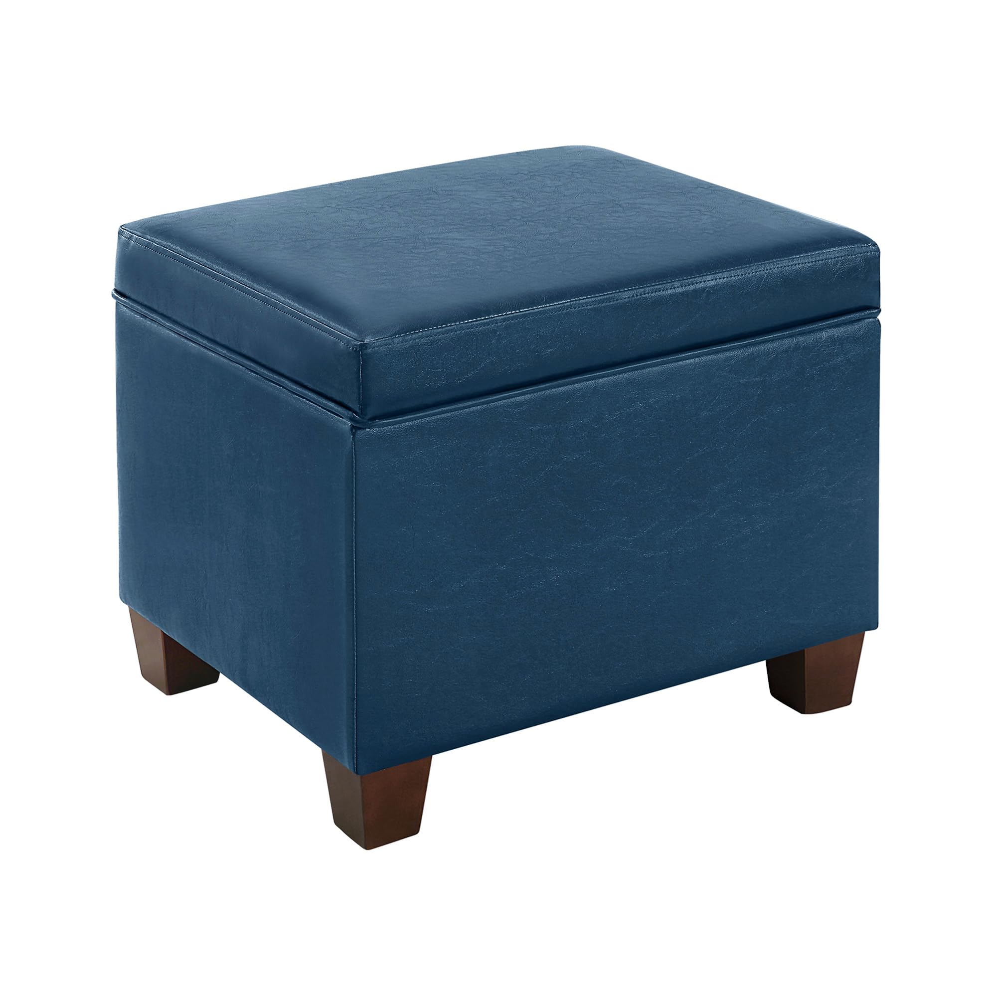 Convenience Concepts Madison Storage Ottoman 21.75 - Modern Upholstered Footstool & Seat with Hinged Lid for Transitional Living