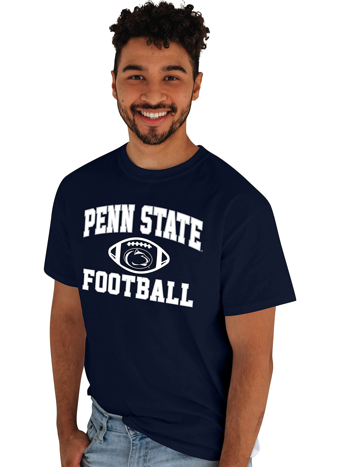 Blue 84 Mens Penn State Nittany Lions Team Logo T Shirt Team Color, Team Color, Small