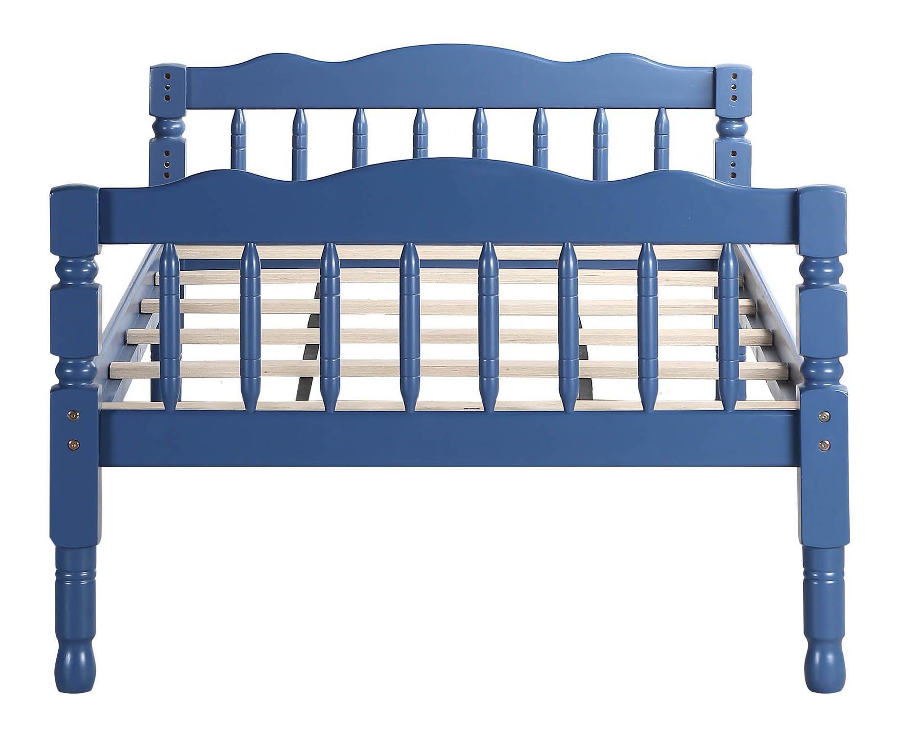 Acme Homestead Twin Twin Bunk Bed in Dark Blue Finish