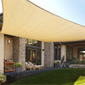 LOVE STORY 16 x 20 Shade Sails Rectangle Sand Sun Shade Sail UV Block Sunshade for Outdoor Patio Garden Backyard
