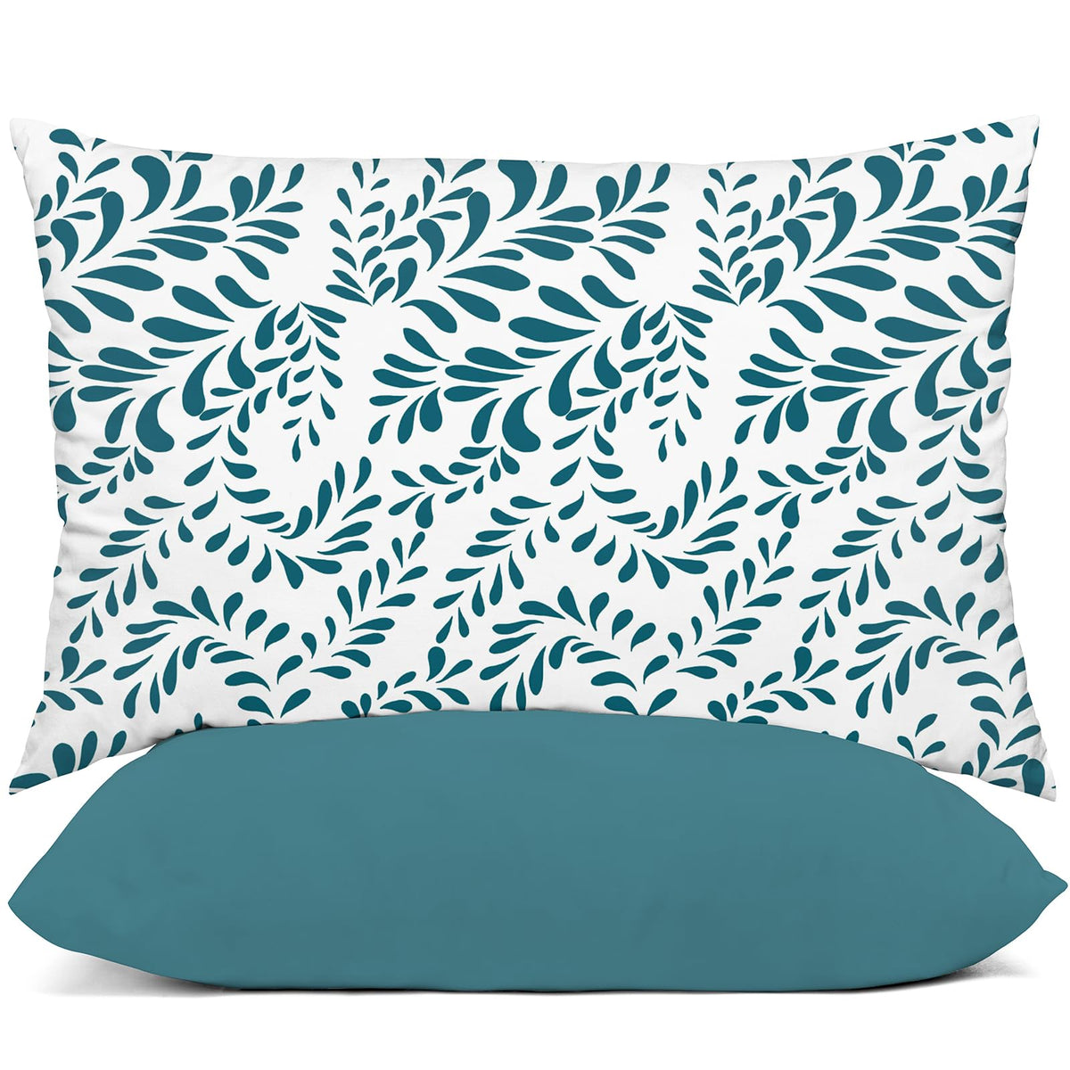 Yiyea Pillow Cases Standard Size Set Of 4, Ultra Soft Double Brushed Microfiber Pillowcases Standard, Hotel Quality Embroidered