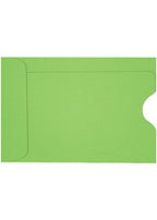 Luxpaper Credit Card Sleeves | 2 3/8' X 3 1/2' | Limelight Green | 80Lb. Text | 1,000 Qty