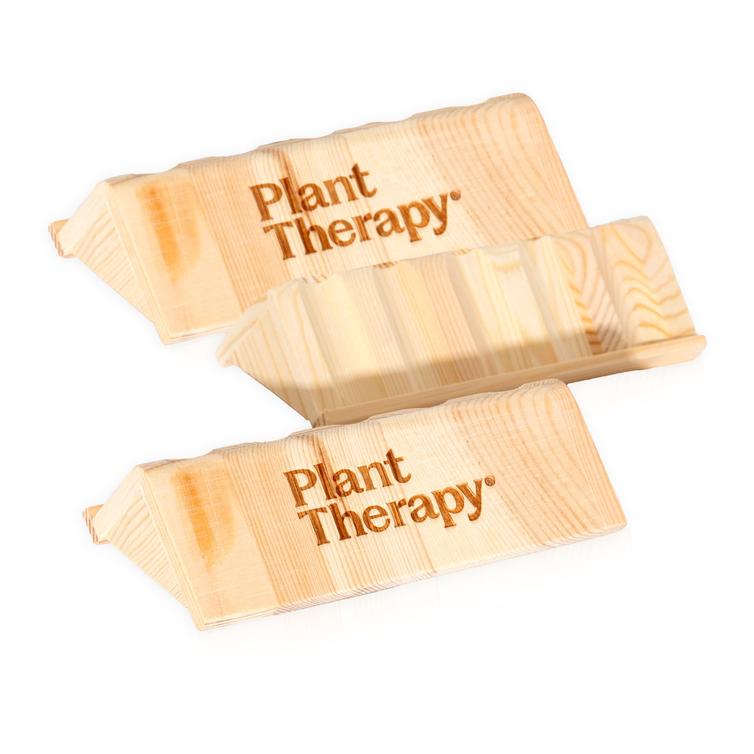 Plant Therapy Essential Oil Wooden Storage Display, Pack of 3, Great for 10 mL Essential Oil Bottles and Roll-Ons