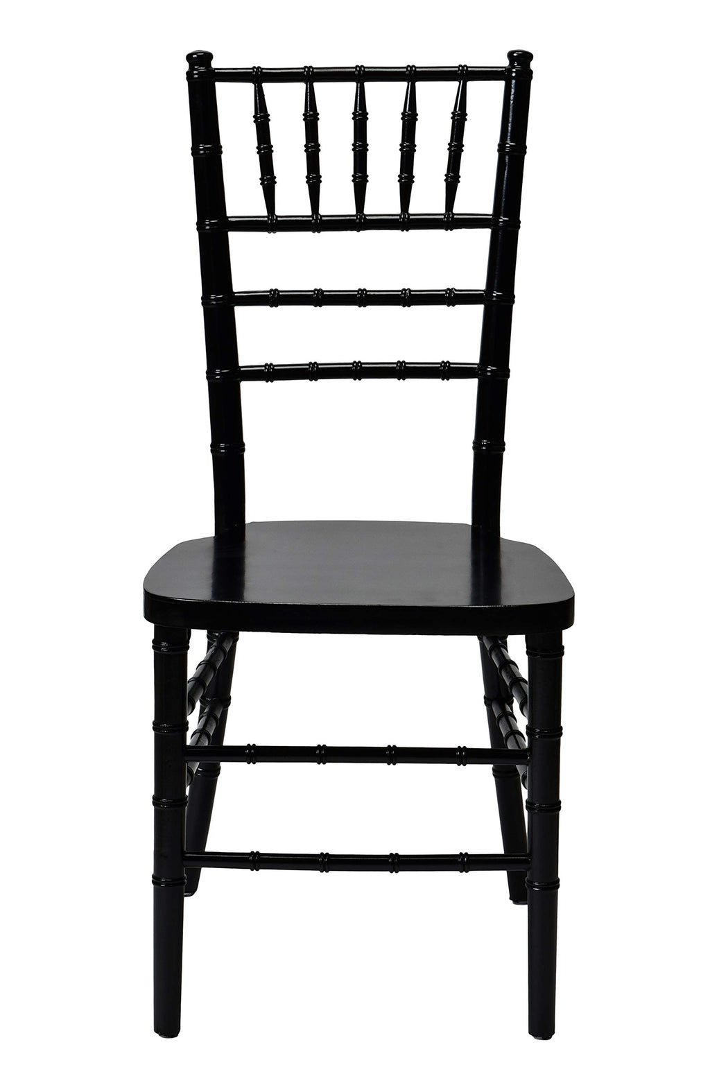 Commercial Seating Products European Black Wood Dining Chairs, 2-Pack