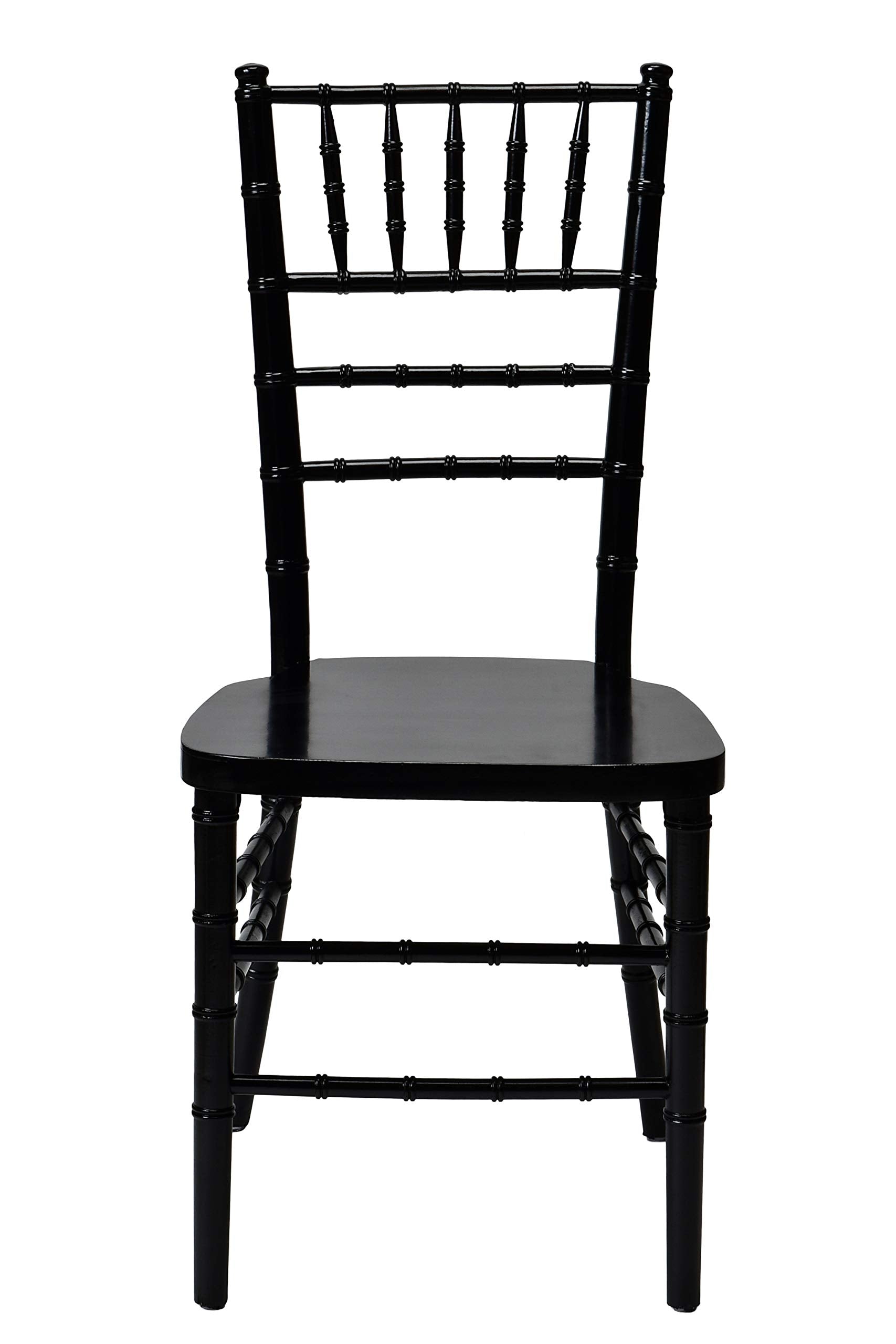 Commercial Seating Products European Black Wood Dining Chairs, 2-Pack