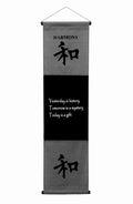 G6 Collection Inspirational Wall Decor Harmony Banner Large, Inspiring Quote Wall Hanging Scroll, Affirmation Motivational Uplif