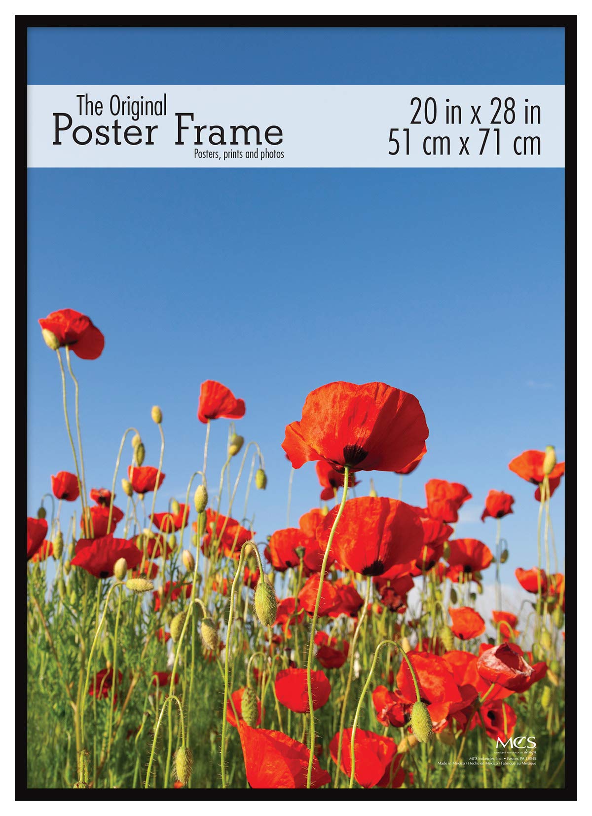 MCS 20x28 Inch Original Poster Frame, Black (23038)
